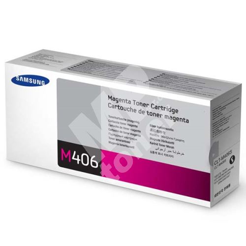 Toner Samsung CLT-M406S, magenta, SU252A, originál 1