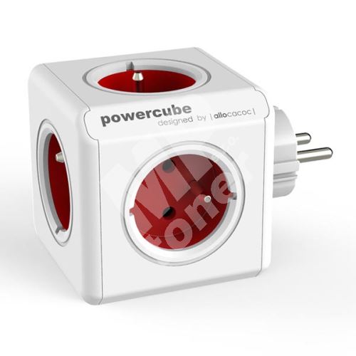 Rozbočovací zásuvka 240V Powercube, CEE7 (vidlice) 0.1m, Original, červená 1