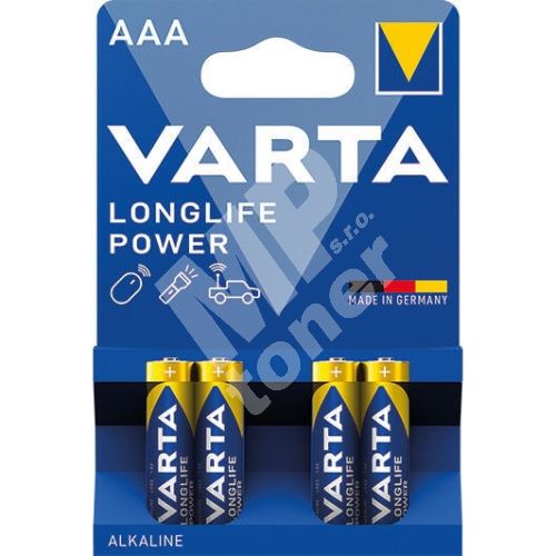 Baterie Varta Longlife Power LR03/4, AAA, 1,5V 1