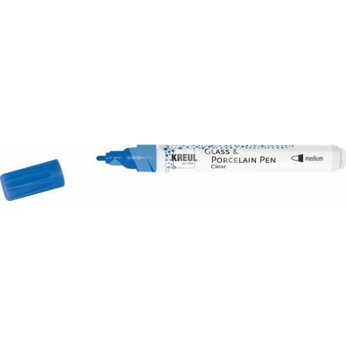Fix na porcelán a sklo Kreul CLEAR, medium, modrá 1