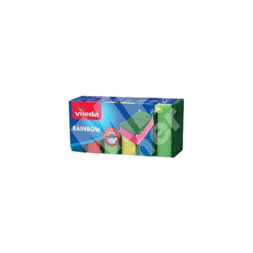Vileda houbička Rainbow 6ks 1