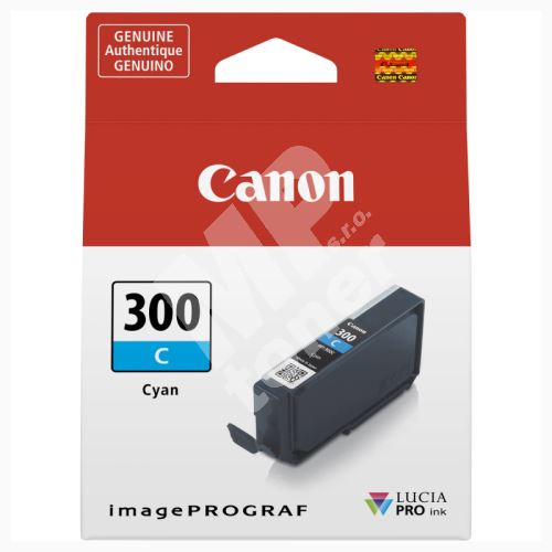 Inkoustová cartridge Canon PFI-300C, iPF-300, cyan, 4194C001, originál 1