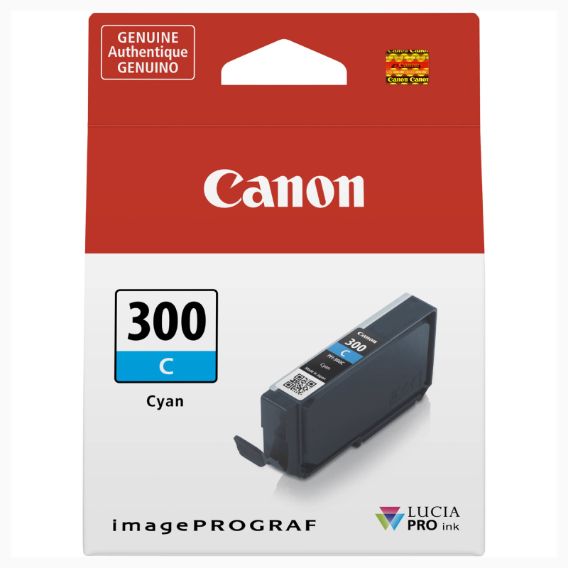 Inkoustová cartridge Canon PFI-300C, iPF-300, cyan, 4194C001, originál