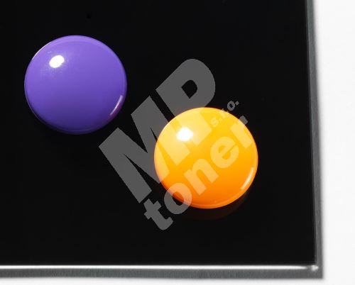 Super silné magnety Naga 30 mm, fialové, oranžové - 2 ks 1