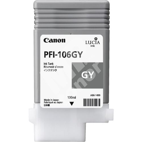 Cartridge Canon PFI-106PGY, photo grey, originál 1