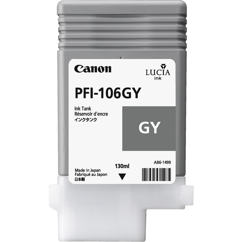 Inkoustová cartridge Canon PFI-106PGY, iPF-6300, iPF-6400, photo grey, originál