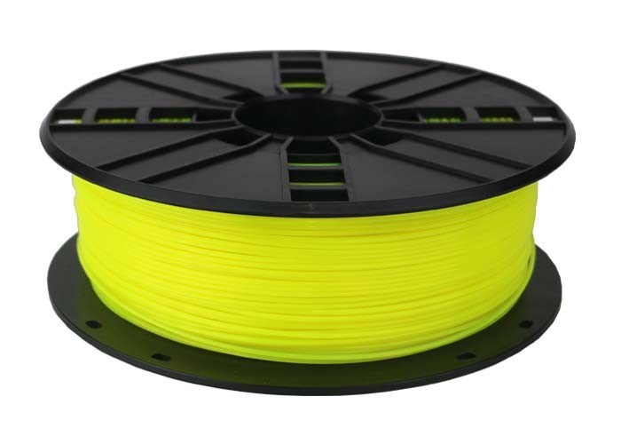 Tisková struna Gembird (filament) PLA PLUS, 1,75mm, 1kg, žlutá