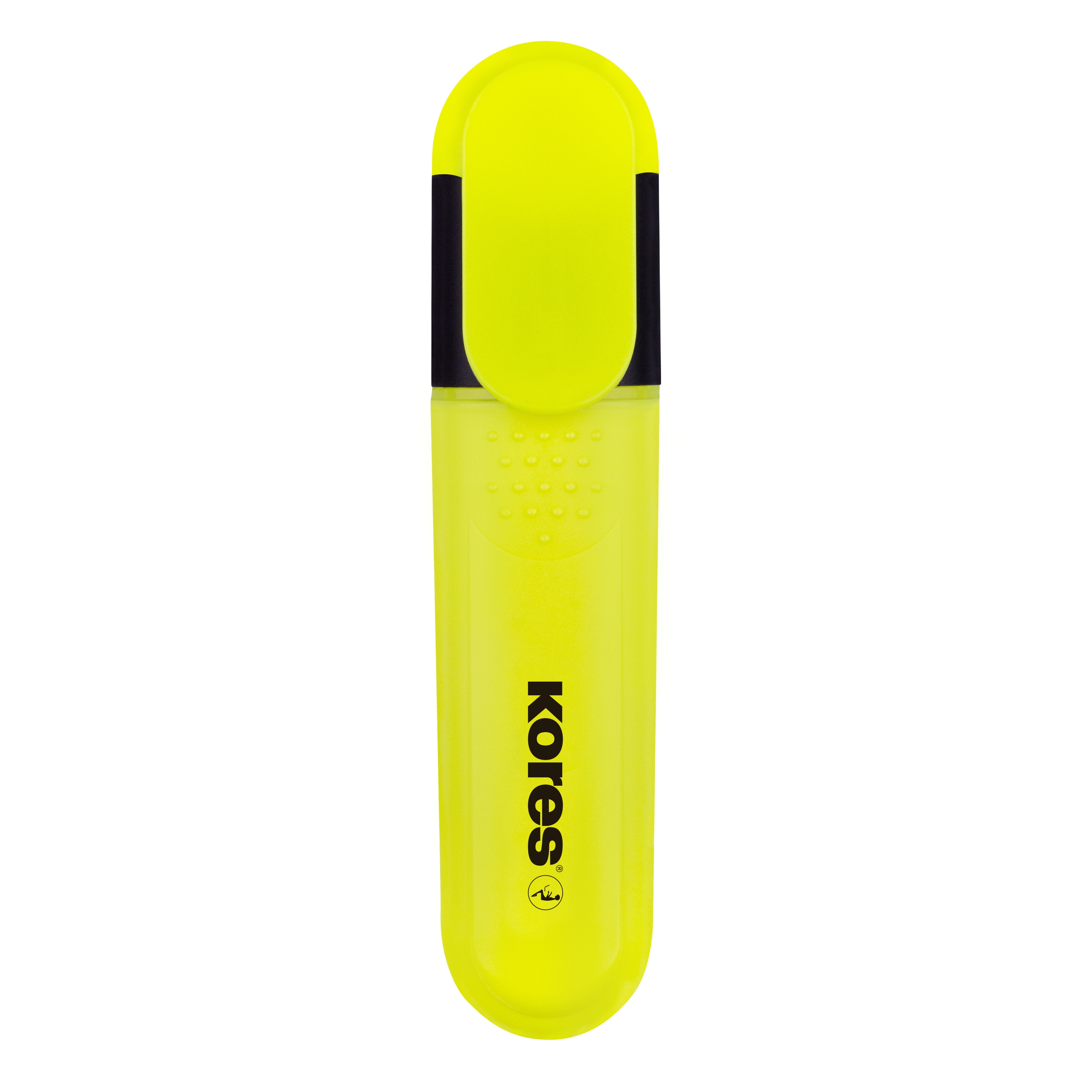 Zvýrazňovač Kores Bright Liner Plus 0,5-5mm, žlutý