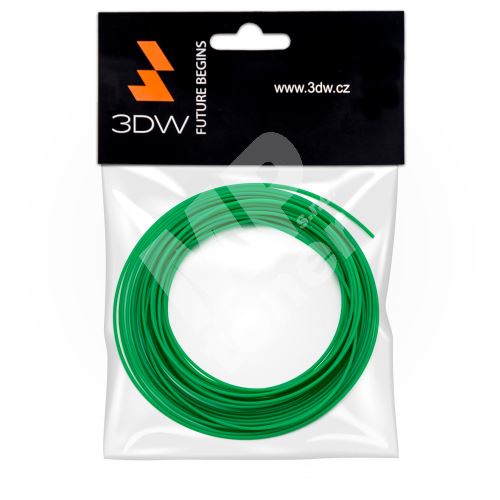 Tisková struna 3DW (filament) PLA, 1,75mm, 10m, zelená 1