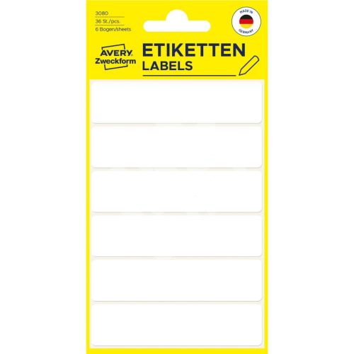 Samolepící etikety 76 x 19 mm, 36 ks etiket v bal. 3080 1