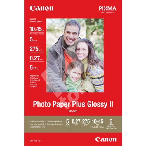 Fotopapír Canon Glossy Photo Paper, foto papír, 10x15cm, 275 g/m2, 5 ks, 2311B053 1