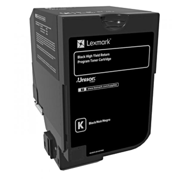 Toner Lexmark 84C2HK0, CX725de, return, black, originál