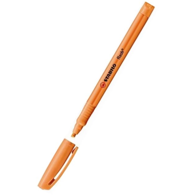 Zvýrazňovač STABILO Flash, oranžová, 1-3,5 mm