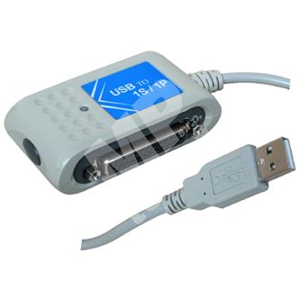 USB (1.1), A plug/25F + 9M, 0,2m, na paralelní a sériový port 1