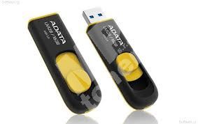 ADATA USB UV128 16GB, USB flash disk 3.0, žlutá 1