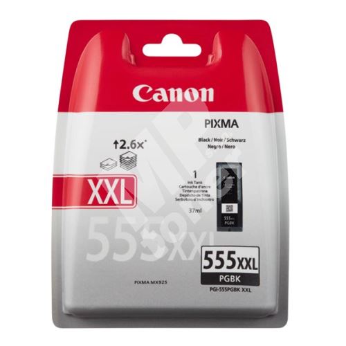 Inkoustová cartridge Canon PGI-555PGBK XXL, Pixma MX925, 8049B003, black, originál 1