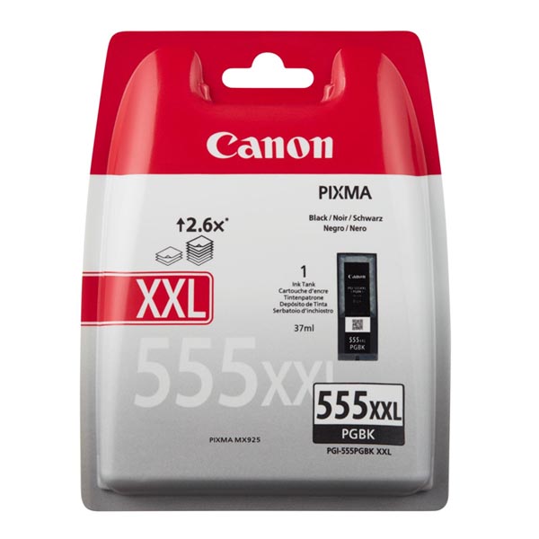 Inkoustová cartridge Canon PGI-555PGBK XXL, Pixma MX925, 8049B003, black, originál