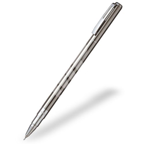 Pentel EnerGel BL625 černá, gelové pero, stříbrné tělo 1