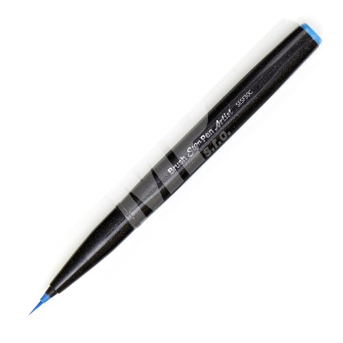 Pentel Sign Pen Artist SESF30C, barevný štěteček, světle modrý 4