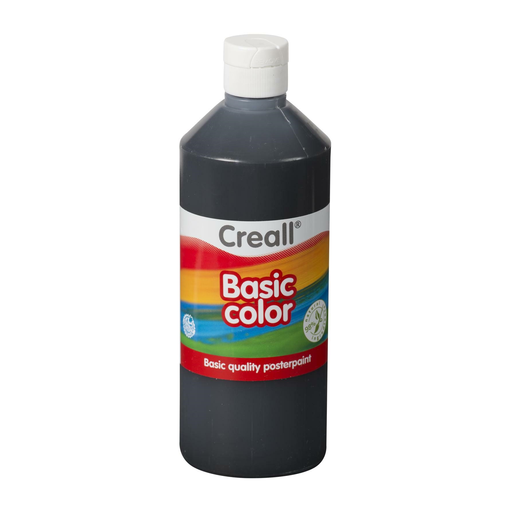 Temperová barva Creall, černá, 500 ml