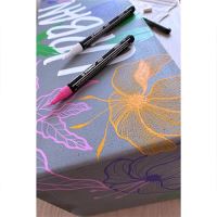 STABILO FREE Acrylic akrylový popisovač T100 Kulatý hrot 1-2 mm - bílý 6 (5)