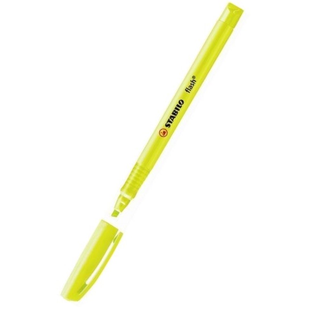 Zvýrazňovač STABILO Flash, žlutá, 1-3,5 mm