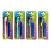 Gumovatelné pero Concorde CoolMix, modrá náplň, 0,7mm+3ks náplně