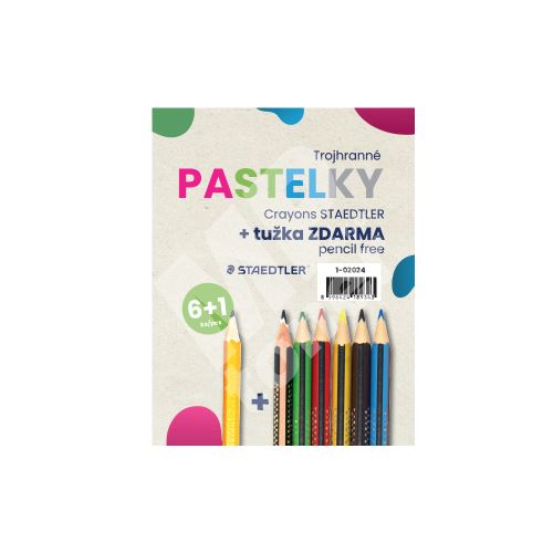 Pastelky Staedtler 6+1 1