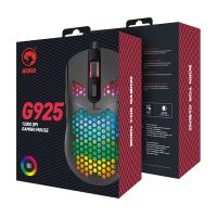 Herní myš Marvo G925, 12000DPI, optika, 7tl., drátová USB, černá, podsvícená 12 (11)