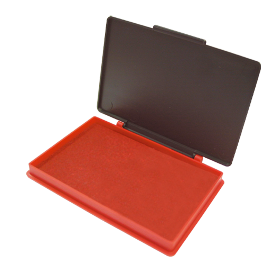 Razítková poduška Kores Stampo 7x11 cm, červená