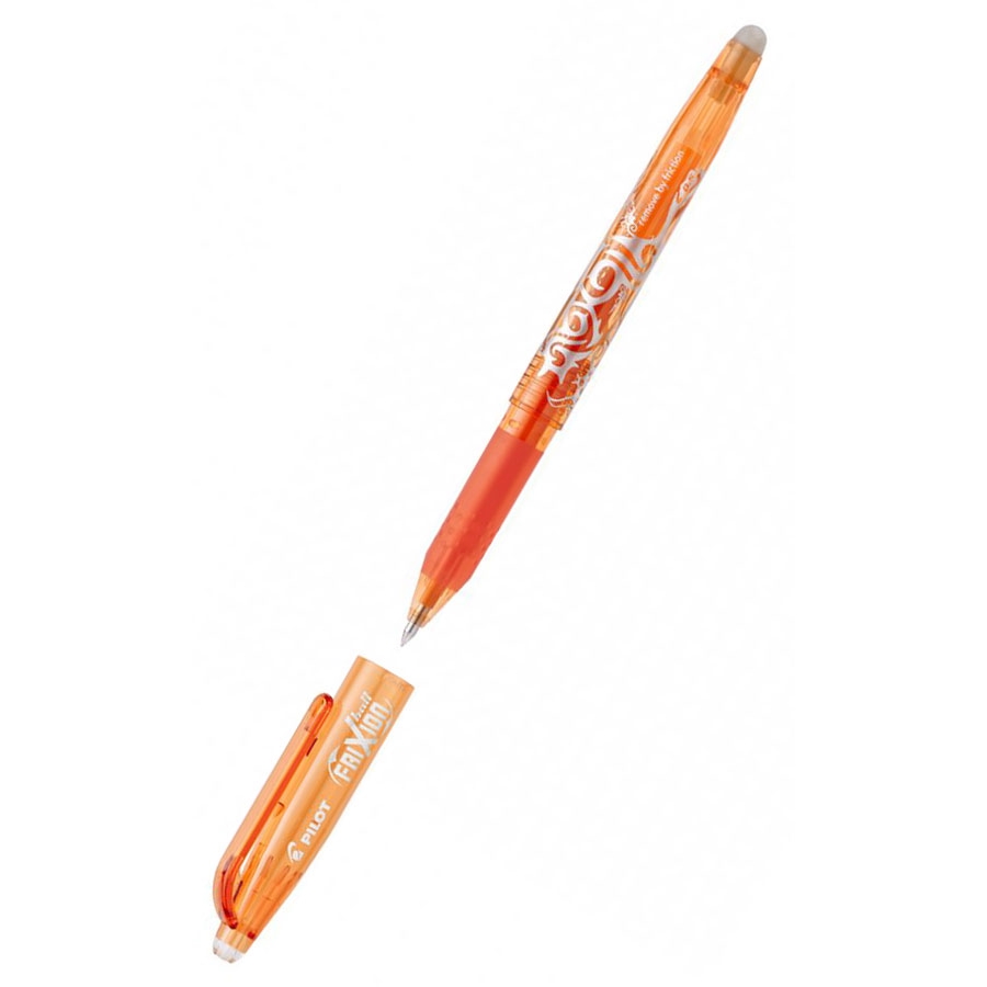 Kuličkové pero Pilot Frixion Ball, gumovatelné, oranžová, 0,5 mm
