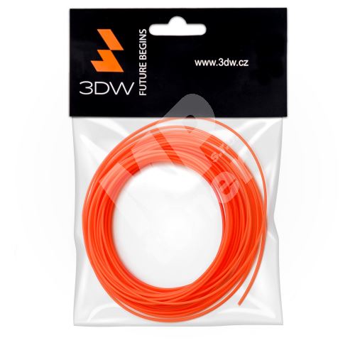 Tisková struna 3DW (filament) PLA, 1,75mm, 10m, fluooranžová 1