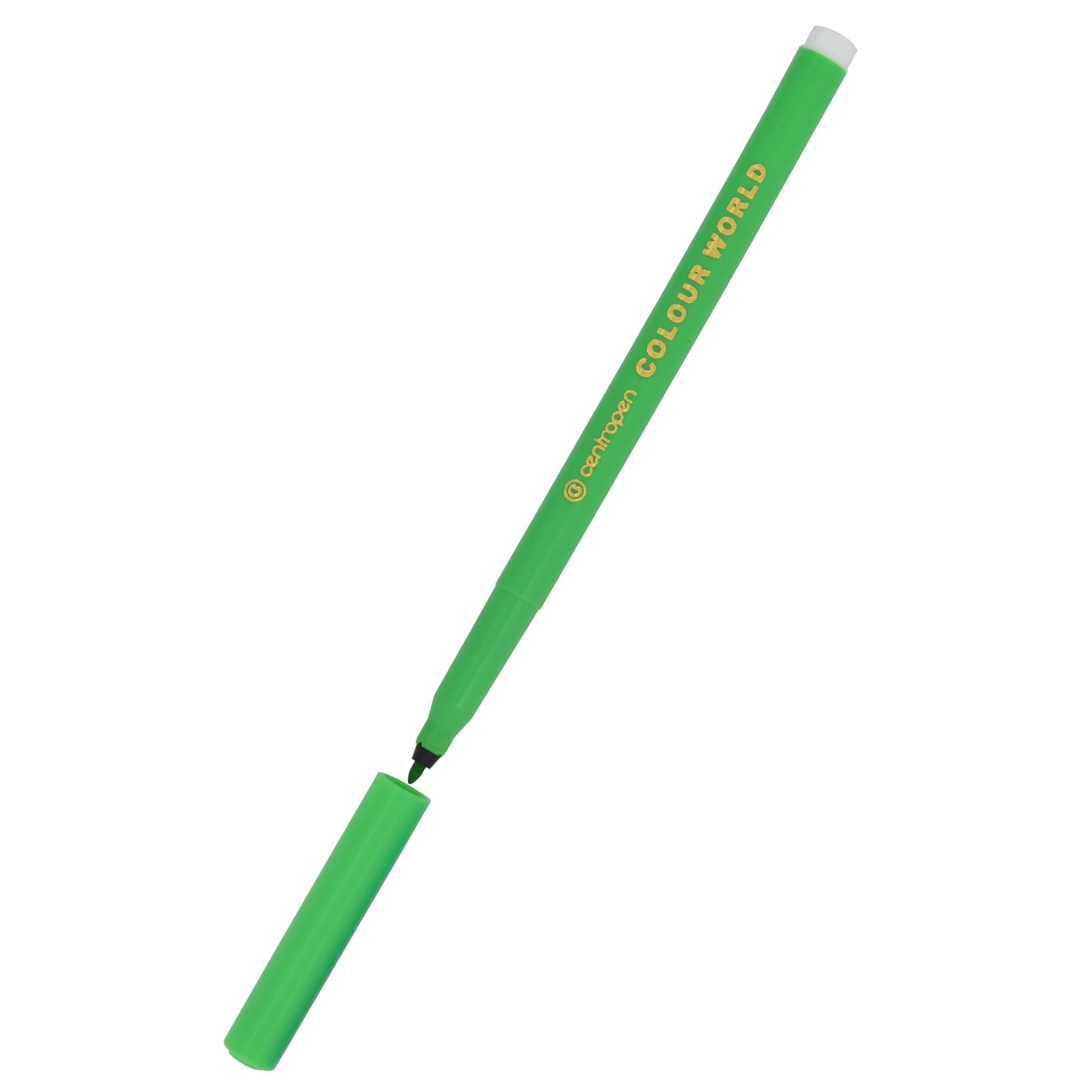 Popisovač Centropen 7550 vypratelné, 1 mm, zelený