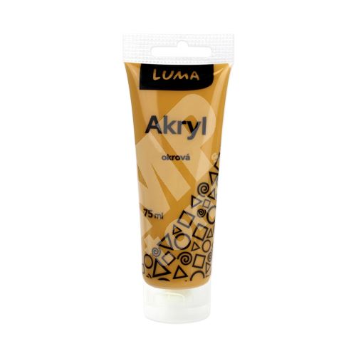 Barvy akrylové Luma, okrová, 75ml 1
