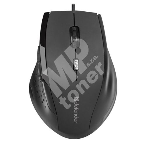 Myš Defender Accura MM-362, 1600DPI, optická, 6tl., drátová, černá 1