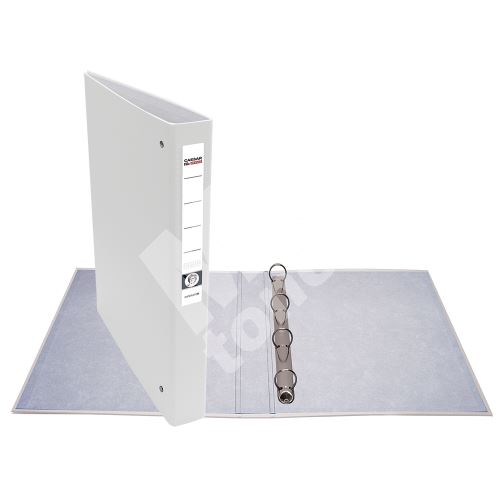 Pořadač 4-kroužkový A4 4cm Imperator PP bílý 1