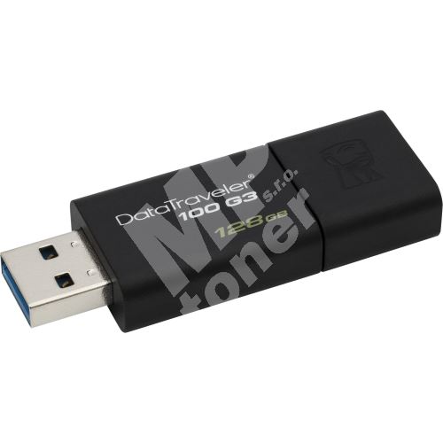 Kingston 128GB DataTraveler 100 G3, USB flash disk 3.0, černá 1