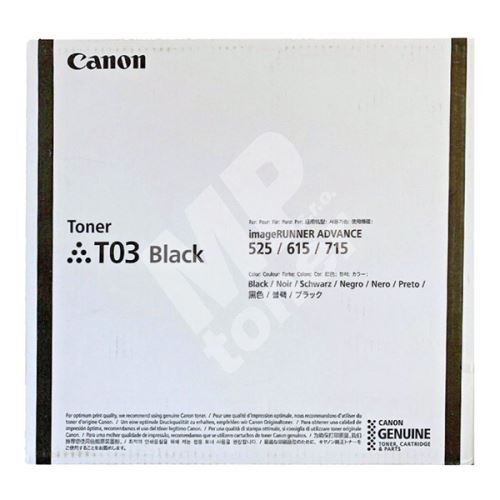 Toner Canon T03, Imagerunner advance 525/61, 2725C001, black, originál 1