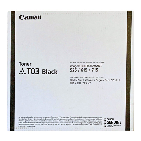 Toner Canon T03, Imagerunner advance 525/61, 2725C001, black, originál