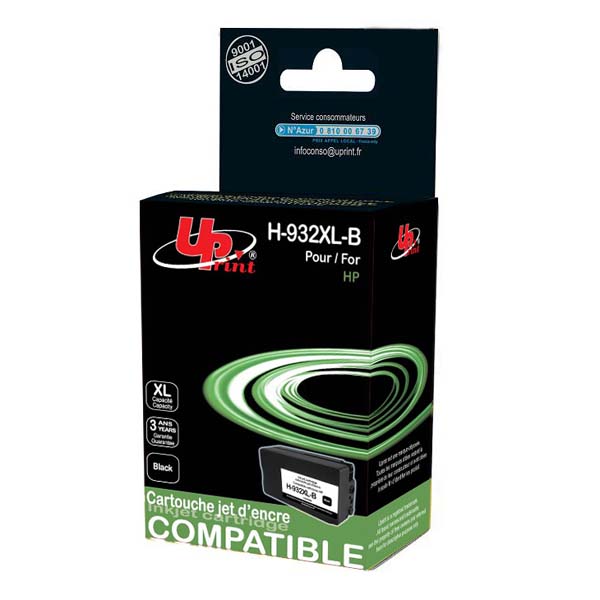 Kompatibilní cartridge HP CN053AE, black, No.932XL, UPrint