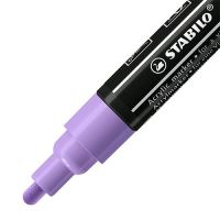 STABILO FREE Acrylic akrylový popisovač T300 Kulatý hrot 2-3 mm - světle fialový 2 (1)