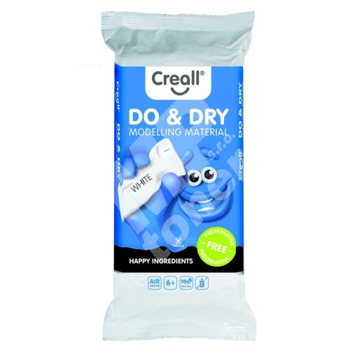 Creall Do&Dry modelovací hmota, samotvrdnoucí, bílá, 1kg 2