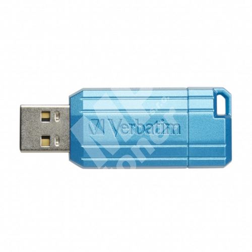 128GB Verbatim Store n Go PinStripe, USB flash disk 2.0, 49461, modrý 1