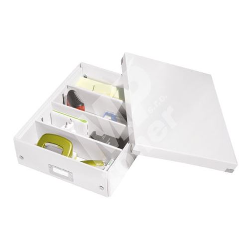 Archivační organizační box Leitz Click-N-Store M (A4), bílý 1