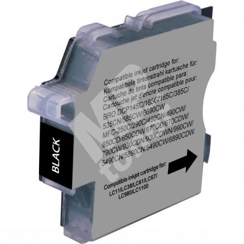 Kompatibilní cartridge Brother LC-980Bk, DCP 145C, DCP165C, black, 18ml, ARMOR 1