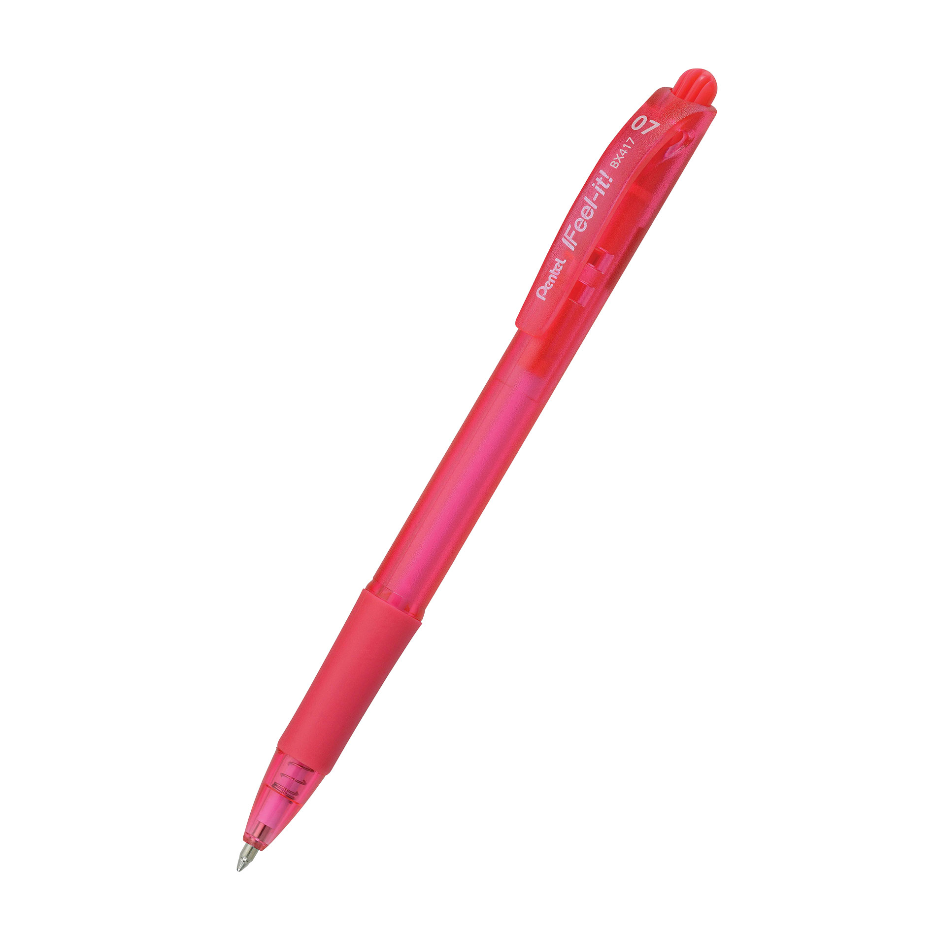 Kuličkové pero Pentel iFeel-It! BX417, 0,7mm, růžové