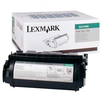 Toner Lexmark T630, T632, T634, X630, X632e, černá, 12A7460, return originál
