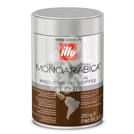 Káva ILLY Brazílie, pražená, zrnková, 250 g 1