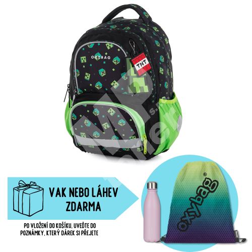 Školní batoh Oxy Next Green Cube 7