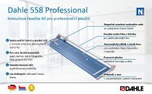 Řezačka Dahle 558 Professional, kotoučová, 1300 mm 12 (11)